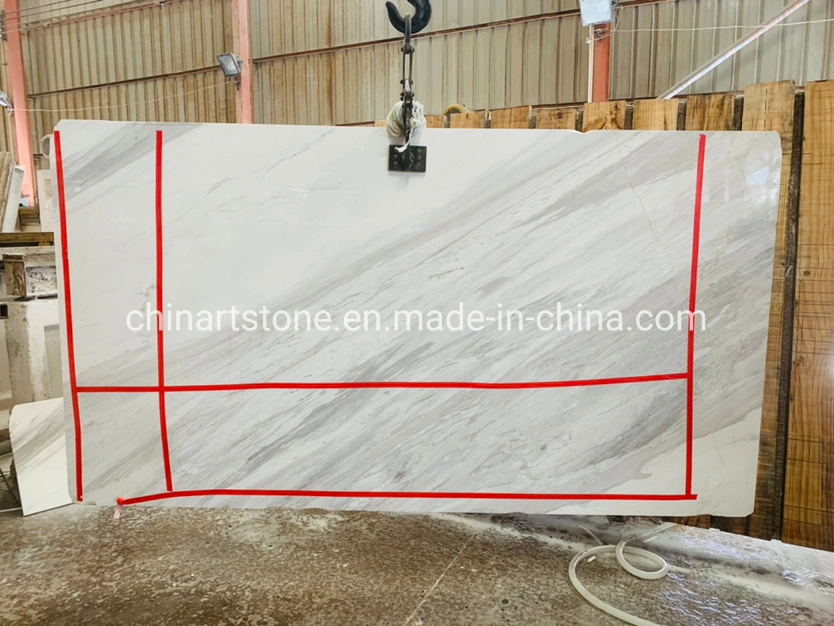 Nature Volakas/ Calacatta/ Ariston/ Carrara White Marble Slab for Tiles, Steps or Others Stone Products