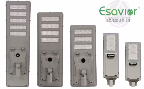 Farola solar LED integrada todo en uno para proyecto de iluminación vial del gobierno con certificados CE/RoHS/IP67/Ik10/CB/IEC/TUV-Sud